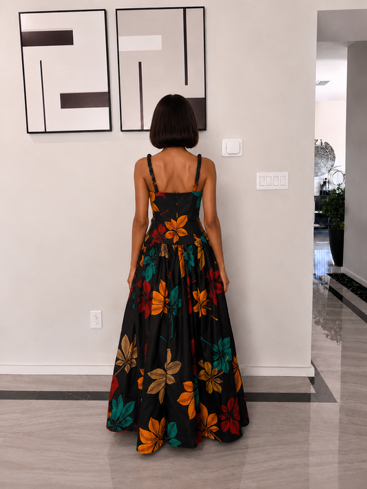 Zaria Sunset Maxi Gown