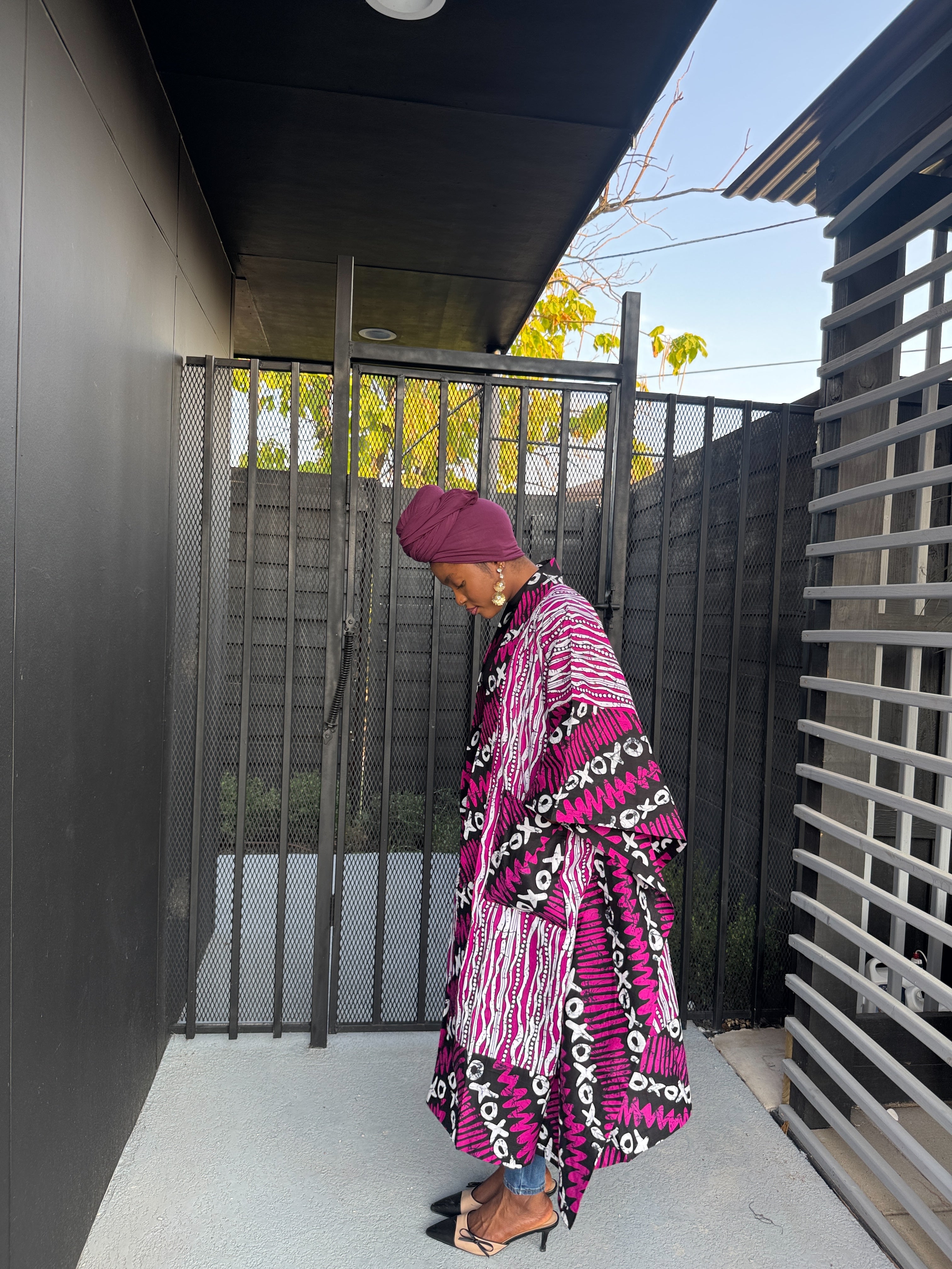 Shalewa Kimono Jacket | Afro-Modern African Fashion – Finzy Fashion
