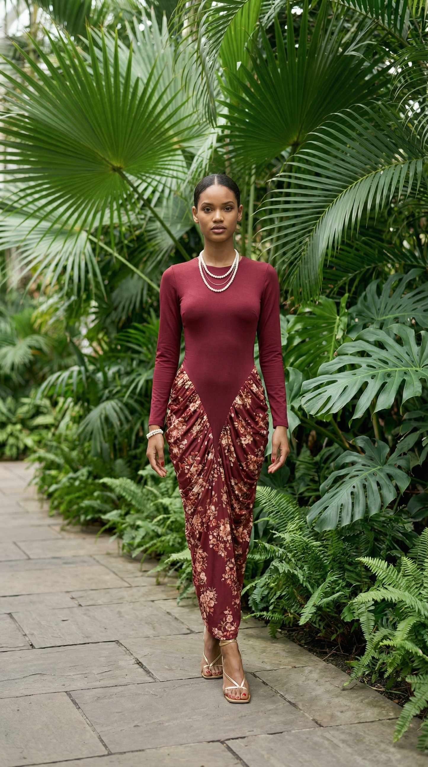 Zaria Dress – Wine