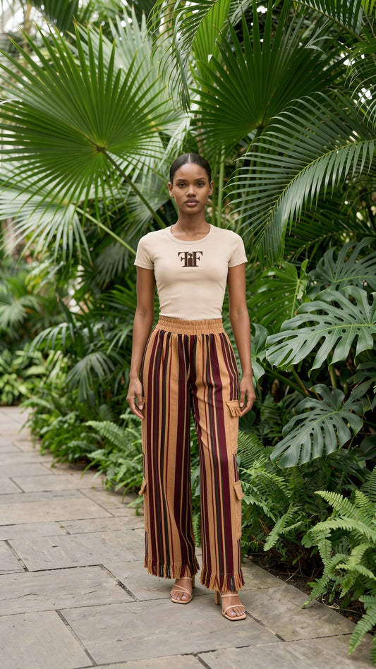 Adara Aso-Oke Palazzo Pant