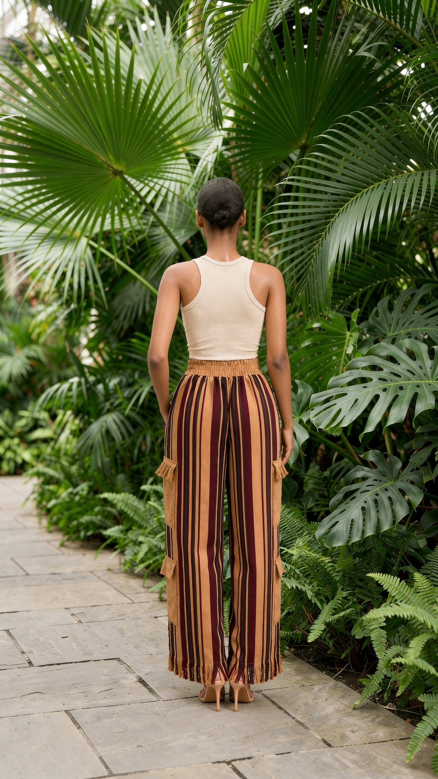 Adara Aso-Oke Palazzo Pant