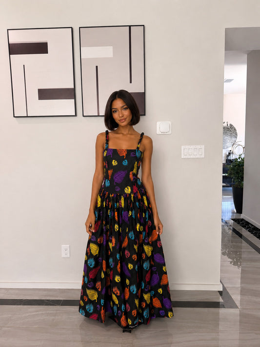 Amara Tropical Maxi Gown