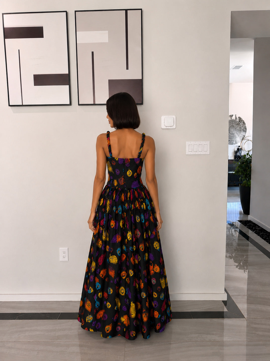 Amara Tropical Maxi Gown