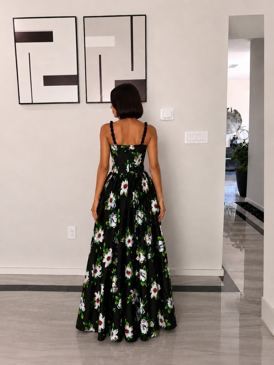 Nadia Floral Maxi Gown