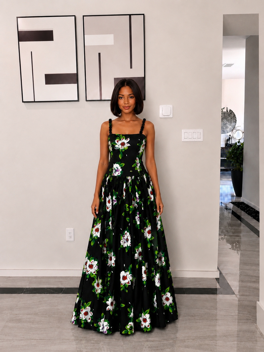 Nadia Floral Maxi Gown