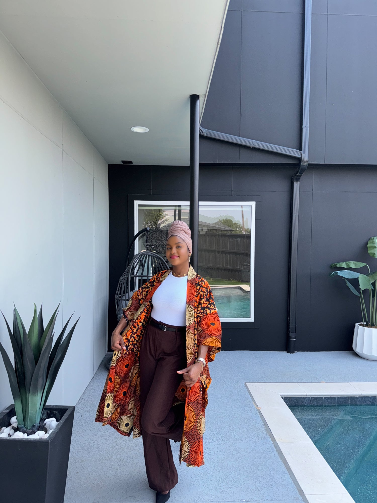 Sewá African kimono jacket, women's clothing