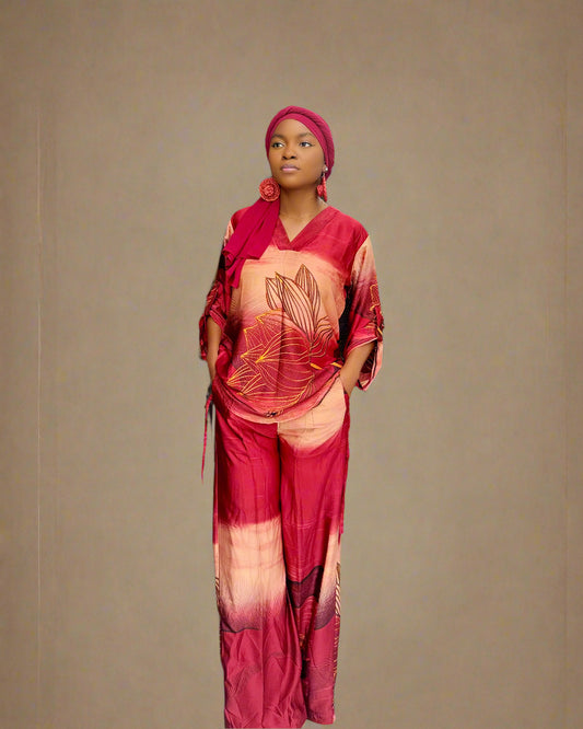 2 piece Side drawstring