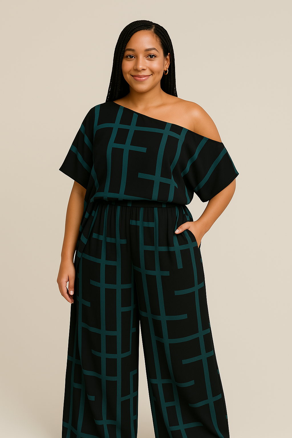 2 Piece Set - off-shoulder